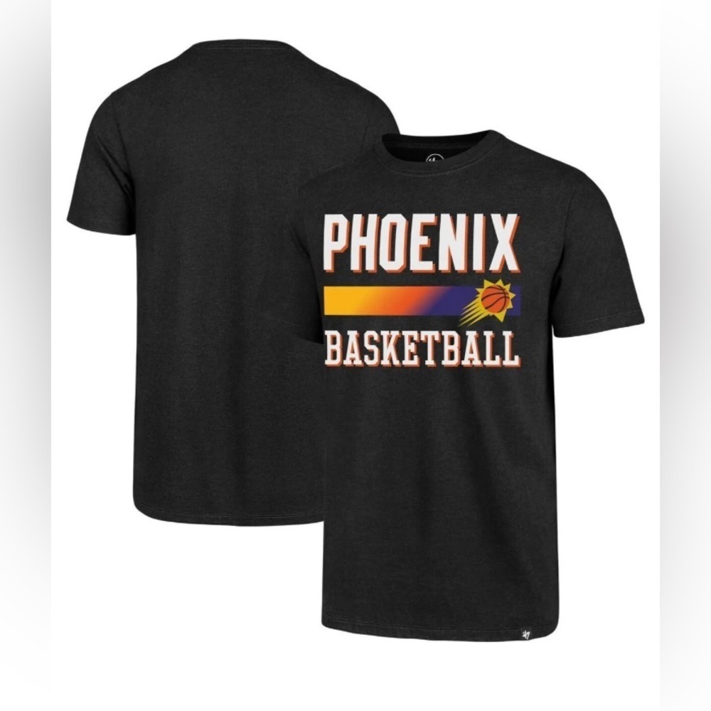 NEW - Men's Black Phoenix Suns City Edition Club T-shirt From '47 Brand. Large